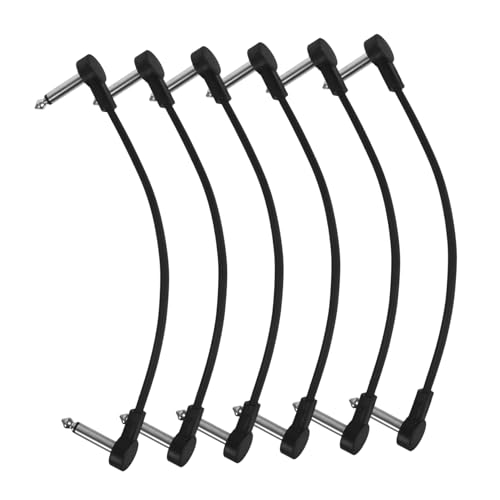 Câble jack effector pour guitare électrique cordon de brassage audio pack de 12