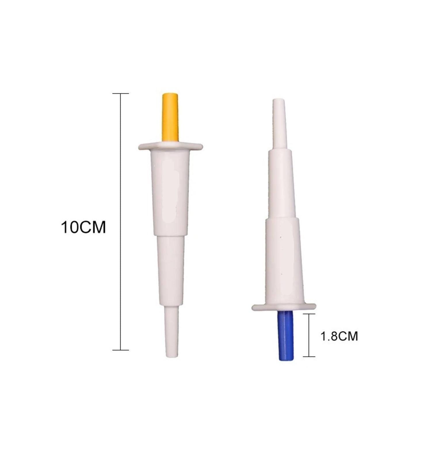 Pipeta Mini de Laboratorio de 10 a 200 ul de Volumen Fijo Pipeta Manual de un Solo Canal Equipo de Laboratorio(200ul 2pcs)