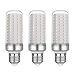 Lampadina Led E27 Mais 20W, 3000K Bianco Caldo 2500LM, AC175-265V, Non Dimmerabile, Equivalente Alogena E27 200W, E27 Lampadine a Vite Edison per Plafoniere, Lampade da tavolo, Confezione da 3
