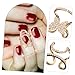 FRCOLOR 3pcs Detachable Fingernail Zirconia for Women Elegant Nail Art Jewelry for Stylish Manicures Versatile Finger Decoration Comfortable Fit for All Occasions