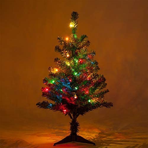 Amazon Brand Umi Christmas Tree with Lights, 3 Feet Christmas Tree