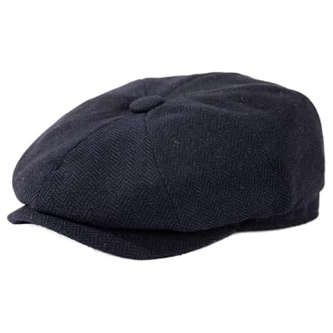 TOP-EX Wool Tweed Newsboy Cap for Men Cover