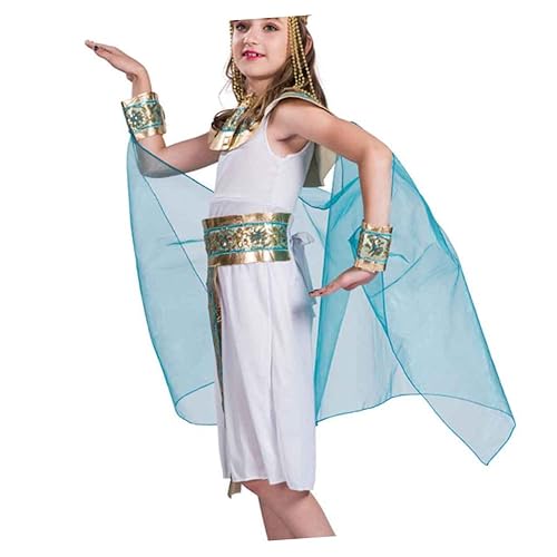 Beaupretty Disfraces De Cosplay Para Niña Vestuario De Reina Egipcia Ropa De Escenario Para Rol Talla s Accesorios Para Fiesta Temática