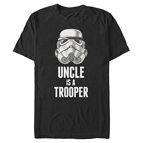 T-shirt Star Wars Uncle Trooper pour homme en coton noir