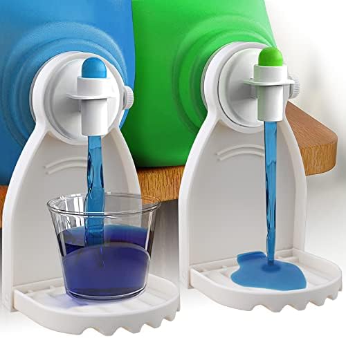 WMKGG Laundry Detergent Cup Holder,2 Pack Detergent drip Catcher and drip Tray,Laundry Cup Holder and drip Tray Laundry Group and Storage,No Extra Leaks or Mess for Laundry Room