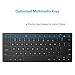 OMOTON Bluetooth Keyboard for Mac, Compact Wireless Keyboard Compatible With MacBook, iMac, Mac Mini, Laptop and PC, Deep Black