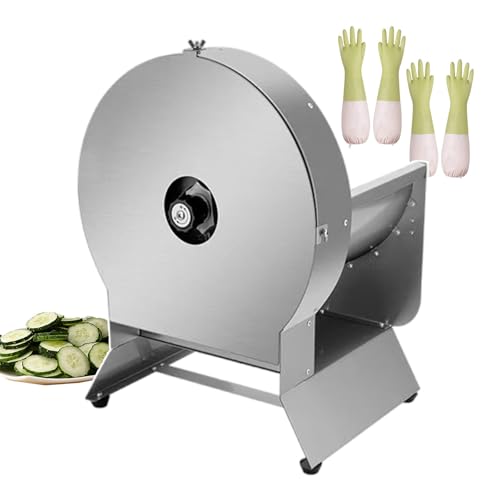 Cortador Eléctrico de Vegetales con Guantes y Ajuste de Grosor miniatura 1