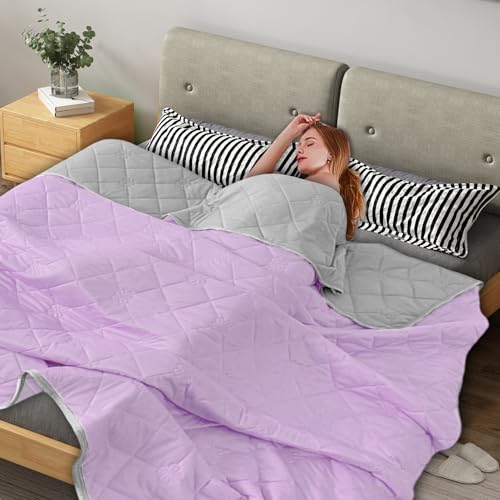 Couverture d'été rafraîchissante double face en soie glacée fine