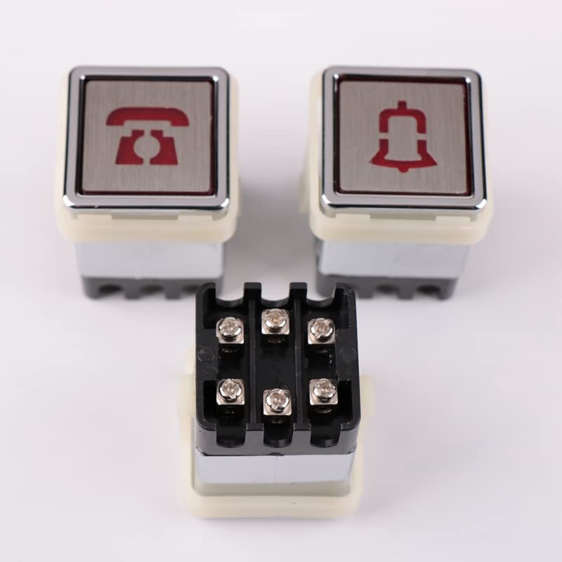 5pcs Elevator Accessories AK-03 Elevator Button 30x30 Freight Elevator Parts