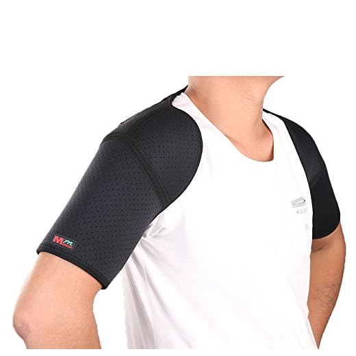 Sports Magnetic Double Shoulder Brace Support Strap Wrap Belt Band Pad 1PCS - Black (Adjustable)