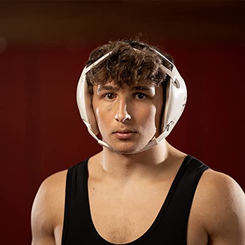 Matman U.s.a. The Original (White) Adult Adjustable Wrestling Headgear #TOP2