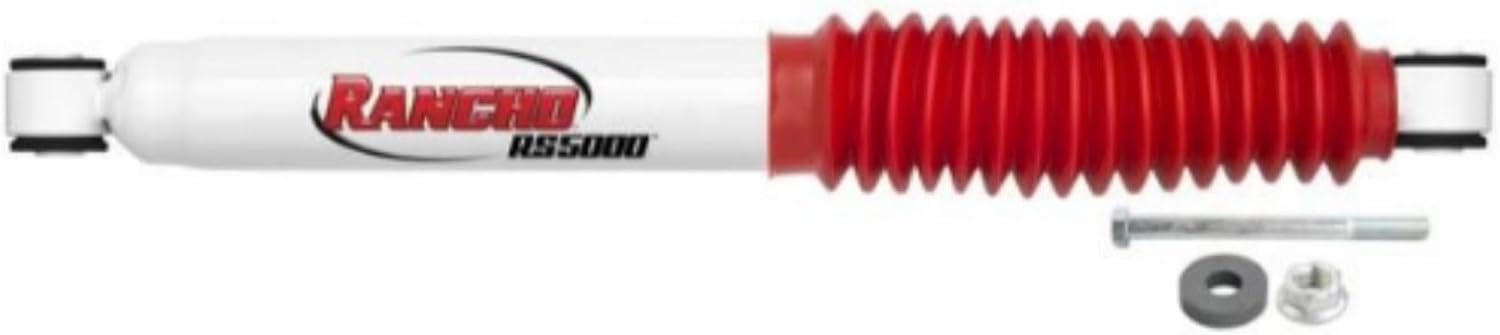 TrendsAuto RS5000 Series Steering Stabilizer fits 1999 2004 Grand Cherokee with 0" Lift - With OEM Steering Damper Mounts - Includes TrendsAuto Decal