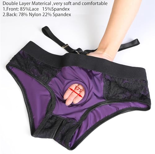 Strap on Harness Underwear, Strapless Strap on Panties Strap-on Harness Boxers for Men Women Couple2
