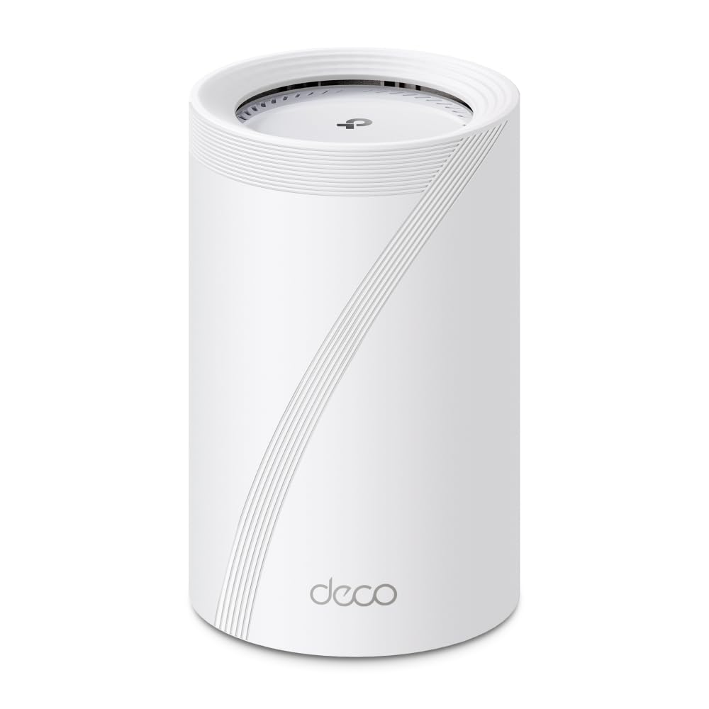 TP-Link Deco BE68(1-Pack) Wi-Fi 7 Mesh WLAN BE14000 Tri-Band, 8 Streams, MLO, 1×10G Ports + 1×2,5G Port + 1×Gigabit Port, USB 3.0