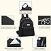 Mini Backpack for Women, Waterproof Stylish Daypack Purse Shoulder Bag, Small Lightweight Travel Backpack College, Ladies Gift Casual Daily Work, Black