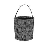 Joyly Halloween Boo Basket，Trick Or Treat Bucket - Collapsible Reusable Skull Ghost Candy Tote Bags for Kid Gifts Storage Halloween Party Favors