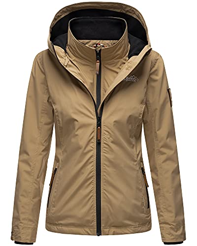 MARIKOO-Damen-Regen-Jacke-Winter-Uebergang-Jacke-Warm-Fleece-Leicht-ERD181