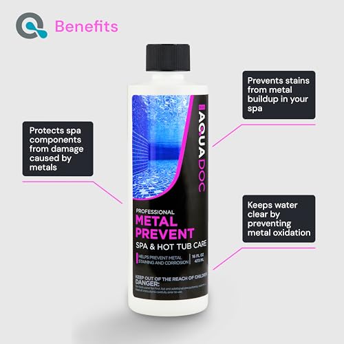 Image of AquaDoc Spa Metal Control & Stain Protector for Hot Tubs - 16 oz
