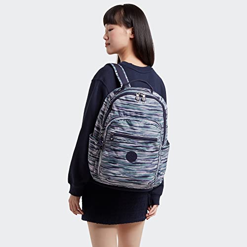 Image of Kipling Women's Seoul 15 Laptop Backpack, Durable, Roomy with Padded Shoulder Straps, Nylon School Bag