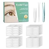 Eyelid Tape, 480PCS Eyelid Lifter Strips, Eyelid Tape for Hooded Eyes Invisible, Waterproof Double Eyelid Tape, Suitable for Uneven or Monolids, Instant Eye Lift Without Surgery