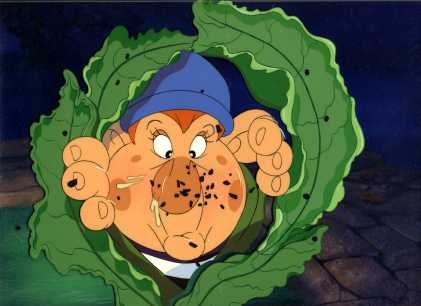 A Troll in Central Park Original Hand Painted Animation Cel - Don Bluth