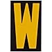 Brady 5000-W, 50048 Bradylite Reflective Number and Letter, (10 Packs of 25 pcs)