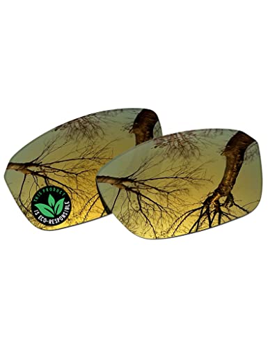 Image of Raydi Polycarbonate Replacement Lenses & Nosepads for Oakley Split Shot OO9416 Rectangular Sunglasses