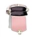 Xiaoyu Small Crossbody Bags for Women Fashion Cell Phone Purse Shoulder Handbags with Wide Strap (Pink)