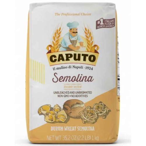 Caputo Semola Di Grano Duro Rimaninata Semolina Flour 1 kg Bag