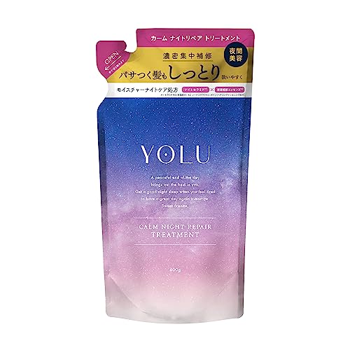 YOLU Night Beauty Treatment Refill 400ml - Calm Night Repair, 400 ml (Pack of 1)