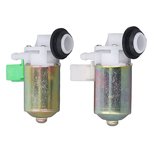 Pompe de Lave-Glace, WWPNS1GD 2, 2 Pièces de Pompe de Lave-Glace en Métal et Plastique de Remplacement de Pompe de Lave-Glace de Voiture pour GQ, Carburateur à Essence 4.2,