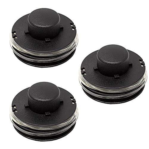 Thread spool trimmer spool suitable for Grizzly Tools cordless grass trimmer CT2000 scythe brush cutter battery trimmer lawn edge cutter (3 pieces)