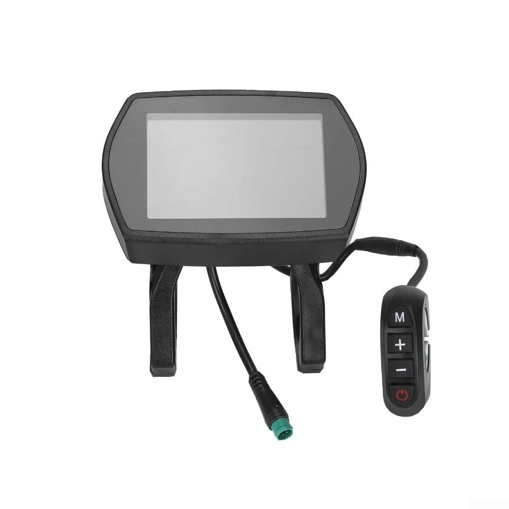 LCD Display Dashboard,For Kugoo G2 Pro Electric Scooter, 5-Pin Digital Instrument Panel,For Switch, Waterproof LED Screen Replacement Part For Real-Time Speed And for battery Level Monitoring, Black