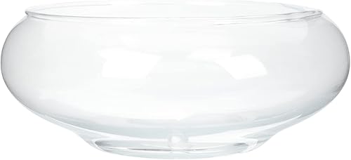 GANAZONO Cuenco de lirio de agua cuenco de cristal para pecera maceta para suculentas contenedor hidropónico de loto cuencos para fuente al aire