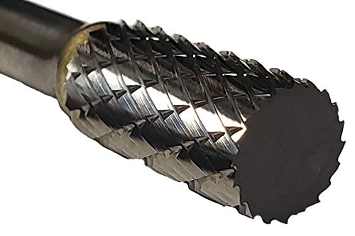 Fresa de carburo doble corte SA-3 3/8 x 3/4 pulg miniatura 7