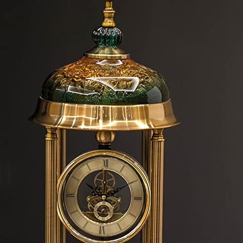 Reloj silencioso de mesa de lujo para decorar despachos sin molestos ruidos 4