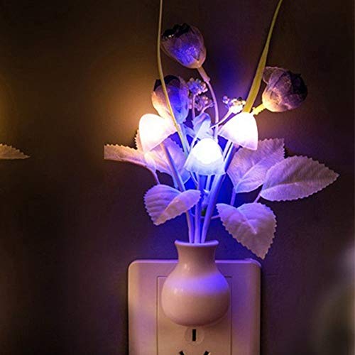 Preisvergleich Produktbild Romantisches LED Mushroom Nightlight Light Sensor Lampen Pilz Nachtlicht