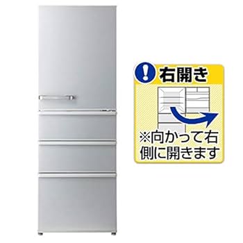 AQUA 355L 冷蔵庫 4ドア AQR-36K 2021年製 Amazon.co.jp: AQUAアクア 355L 4ドア冷蔵庫 AQR-36K-S 右開き