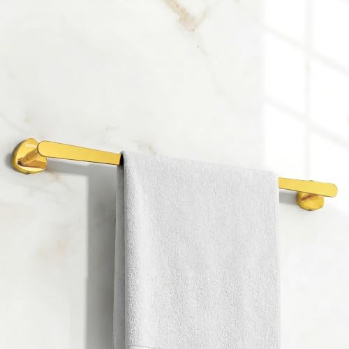 Image of Plantex J4 Stainless Steel 24 Inch Towel Rod for Bathroom /Towel Holder in Bathroom /Towel Holder /Bathroom Accessories (PVD Gold Finish) Angel