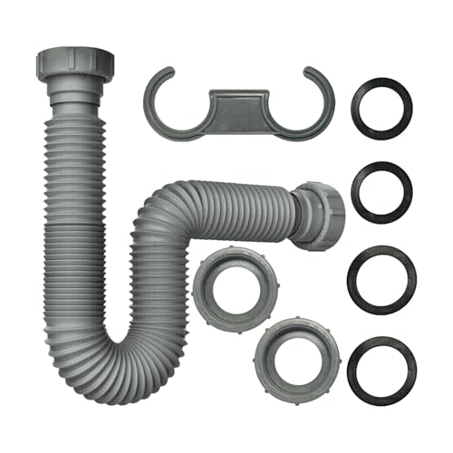 Manguera flexible para desagüe de fregadero 11-31 pulg
