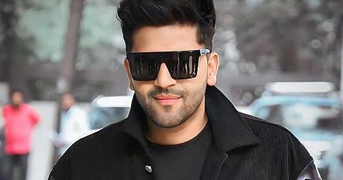Image of Saros Guru Randhawa Stylish Sunglasses For Men And Women 100% Uv Protected Stylish Glasses | Men & Women Square Sunglasses,Multi