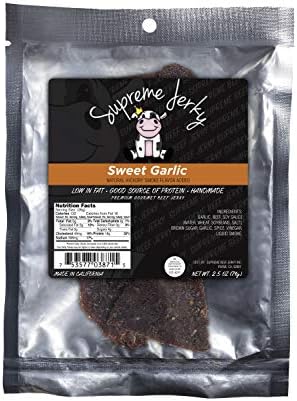 Supreme Beef Jerky - Beef Jerky 2.5 oz (Sweet Garlic)
