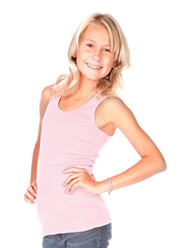 Big Girls 7-16 Beater Tunic Tank Baby Pink S
