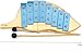 Glockenspiel, Leaf Shaped Base Plate 8-tone Metal Plate Xylophone, Percussion Instrument