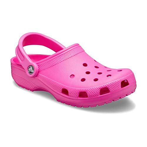 Image of Crocs unisex adult Men's and Women's Classic (Retired Colors) Clog, Electric Pink, 9 Women 7 Men US