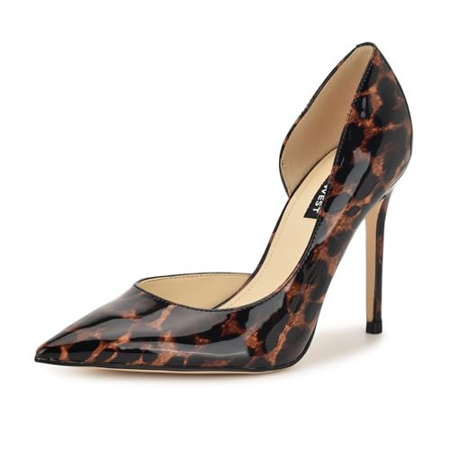 Nine West Women's Folowe Pump, Leopard 201, 8