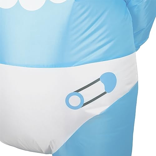 Tinyones Inflatable Baby Costume for Adults Funny Halloween Blow up Costume for Baby Shower Gender Reveal Party