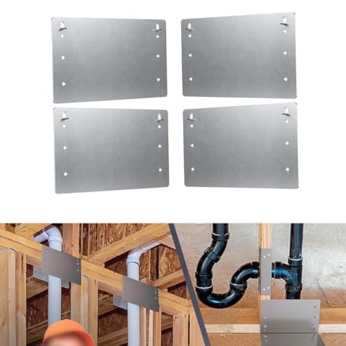 Placa de protección de alambre 5x8 protector de perno de acero 3