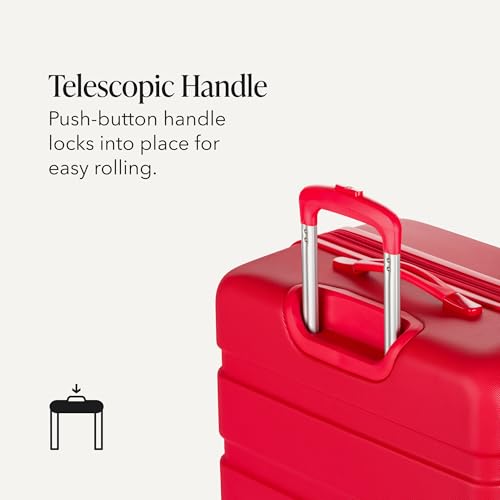 Image of SwissGear 7366, Red, Checked-Large 27-Inch, Signature Hardside Expandable Luggage With Spinner Wheels