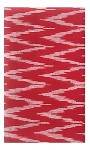 Image of Cotton Pochampally ikat unstitched blouse, Kurthi, long frock fabric material for women (1 meter, 2 meters & 3 meters)